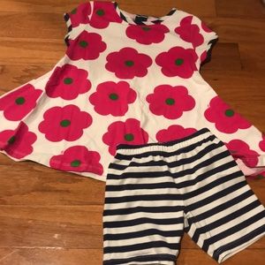 Three Friends 3T shorts and top